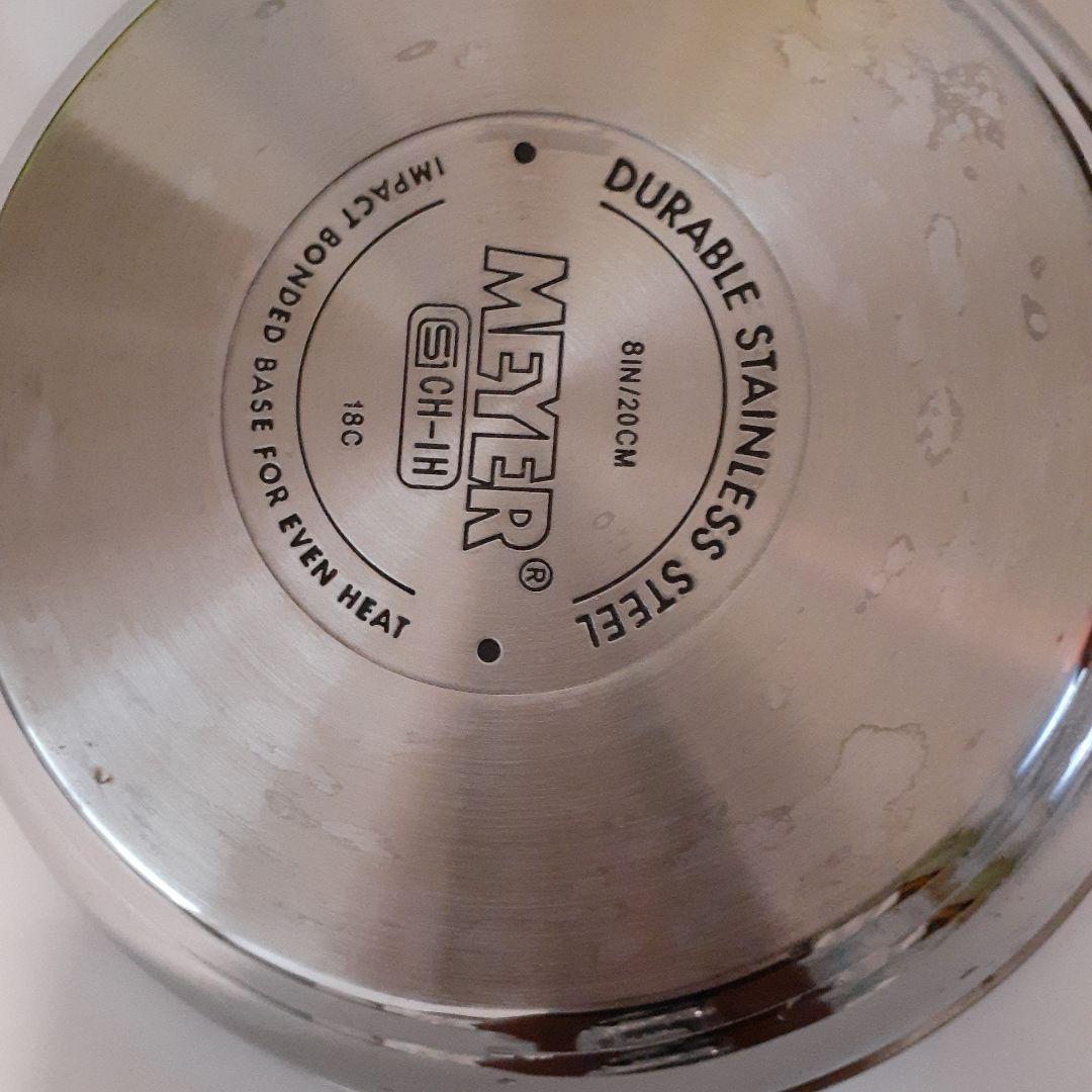 MEYER ステンレススチール 片手鍋 20cm