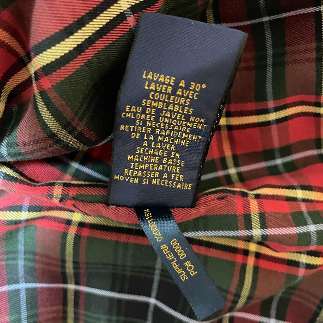 RALPH LAUREN ラルフローレン スイングトップ 2XL 紺 裏チェック
