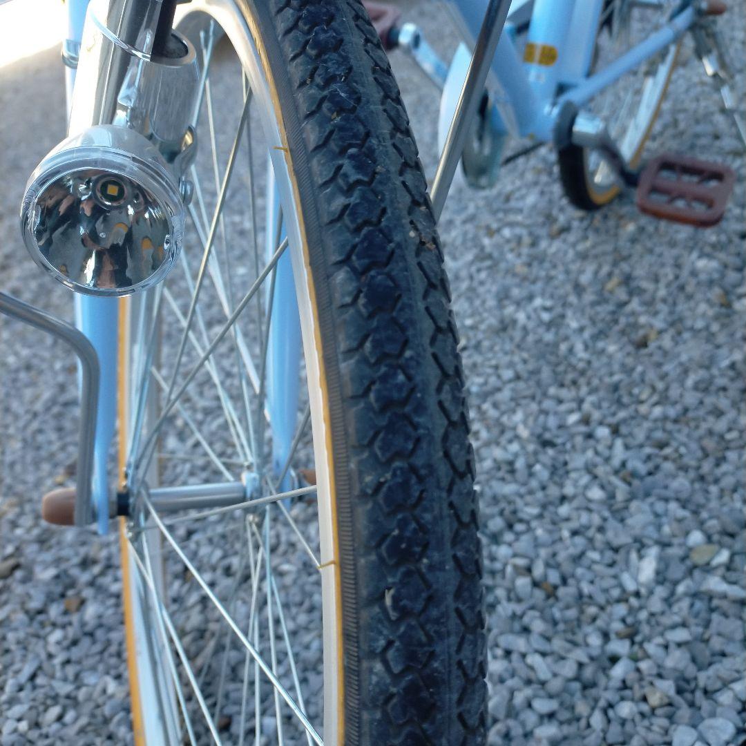 【直接引取限定】MAHALO マハロ 自転車 22インチ 水色 6段変速