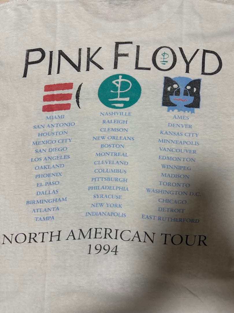 T*様 90s PINK FLOYD ピンクフロイド バンT ノースアメリカンツ