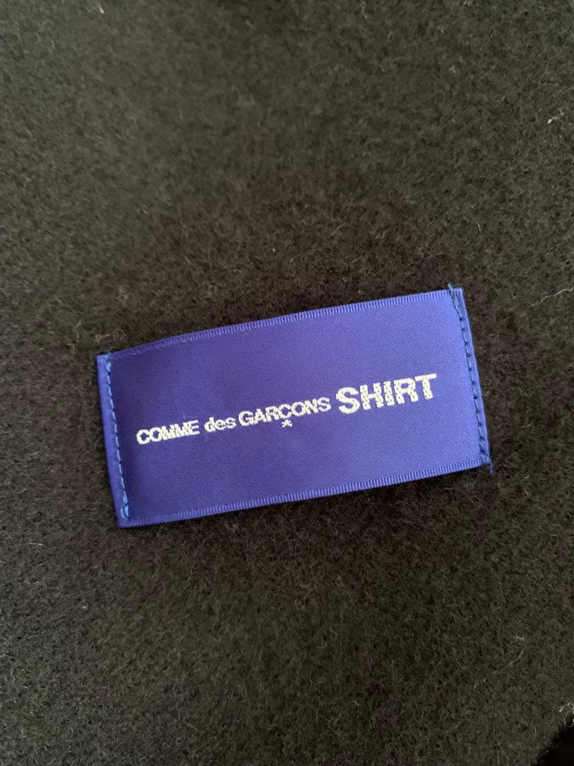 COMME des GARCONS ブラックストール　マフラー　大判