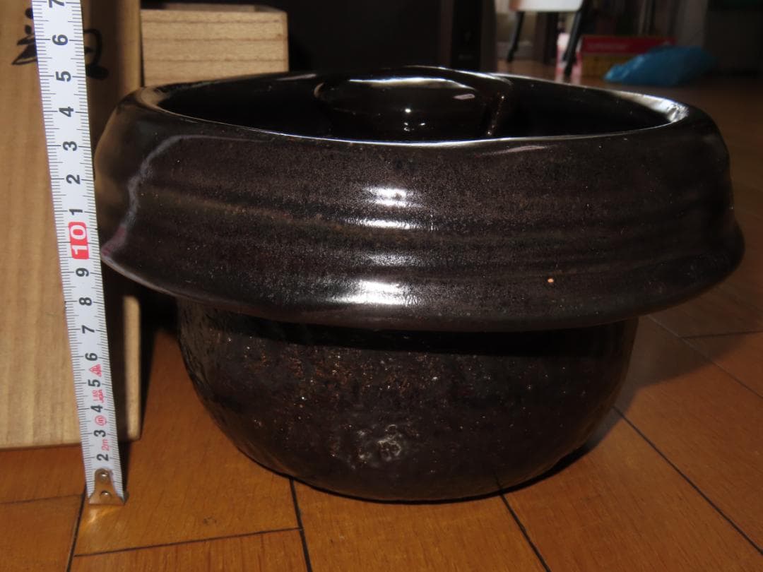 鴨釉 御飯鍋 土鍋 信楽 雲井窯 水炊き　しゃぶしゃぶ　鍋料理に