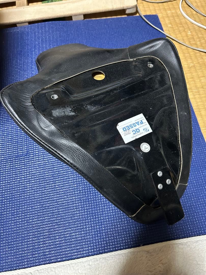 スティード400 シングルシート　ソロシート　ブラック　フラットフェンダー専用