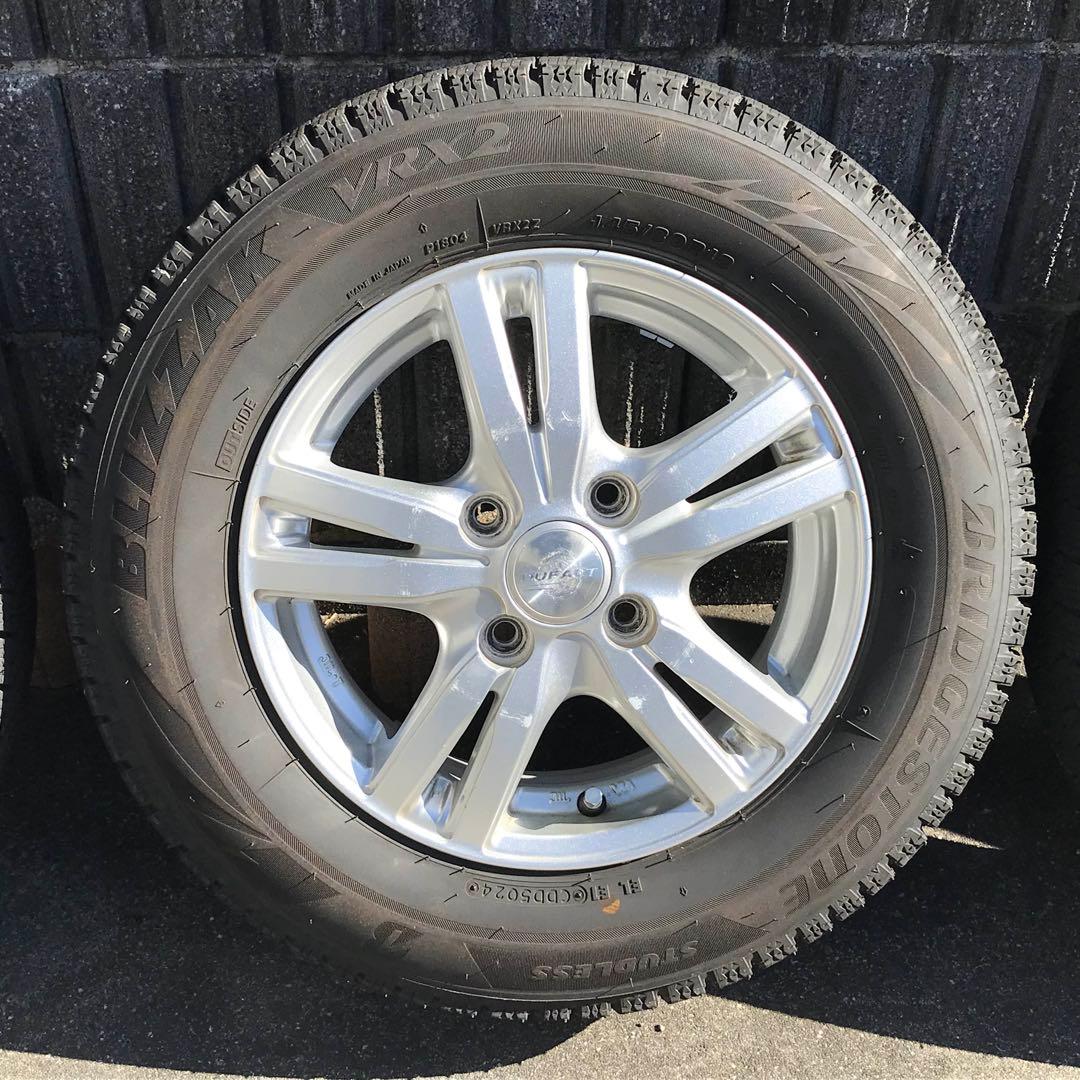 BRIDGESTONE タイヤ スタッドレス 145/80R13 4本