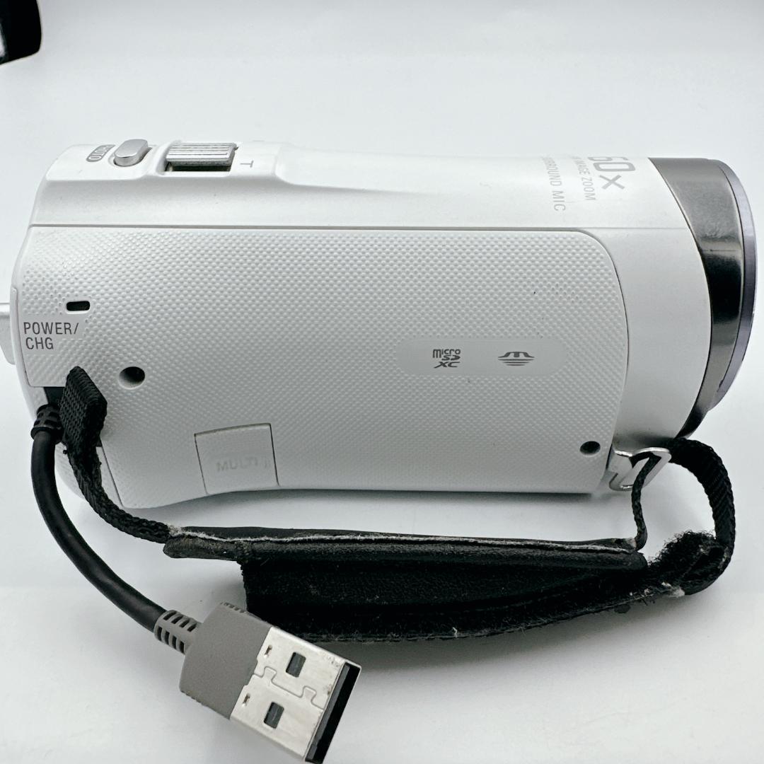 【概ね美品】ソニー SONY Handycam ホワイト HDR-CX420
