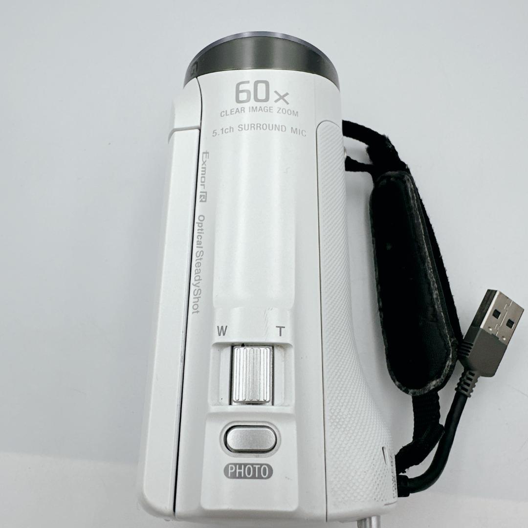 【概ね美品】ソニー SONY Handycam ホワイト HDR-CX420