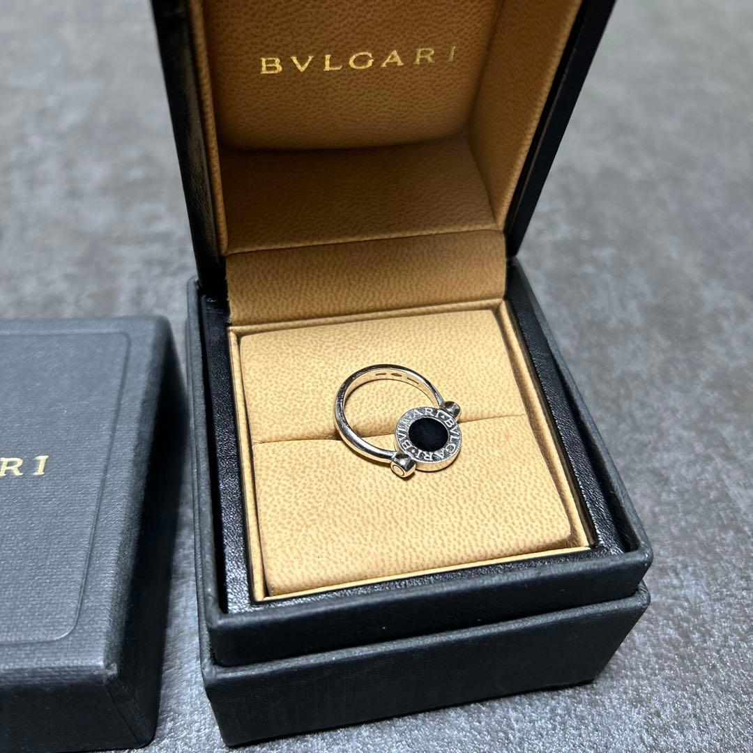 BVLGARI ブルガリ フリップ オニキス リング