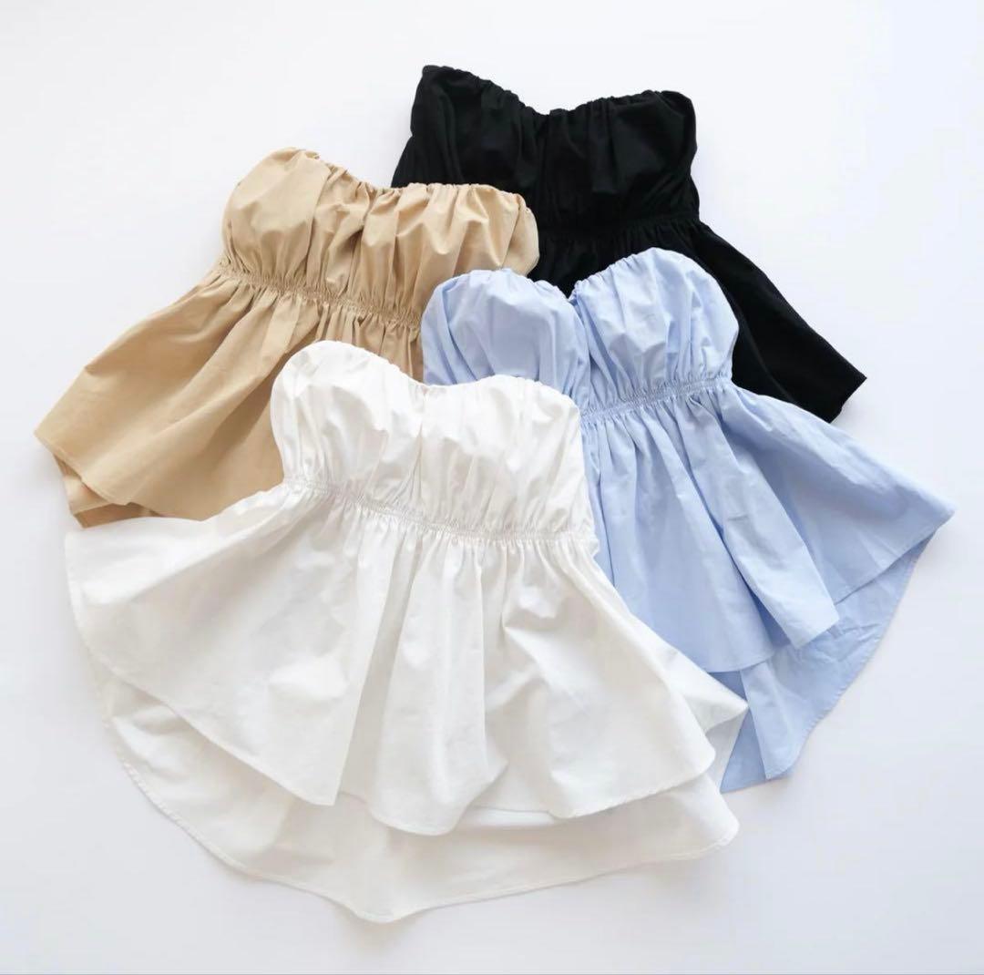 【タグ付き新品】searoomlynnウエストShapeパッドinベアトップス白