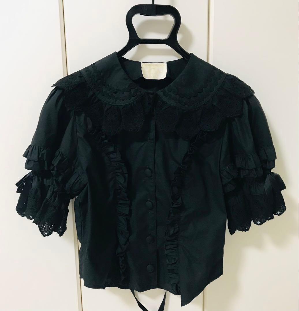 morphose 半袖　ブラウス