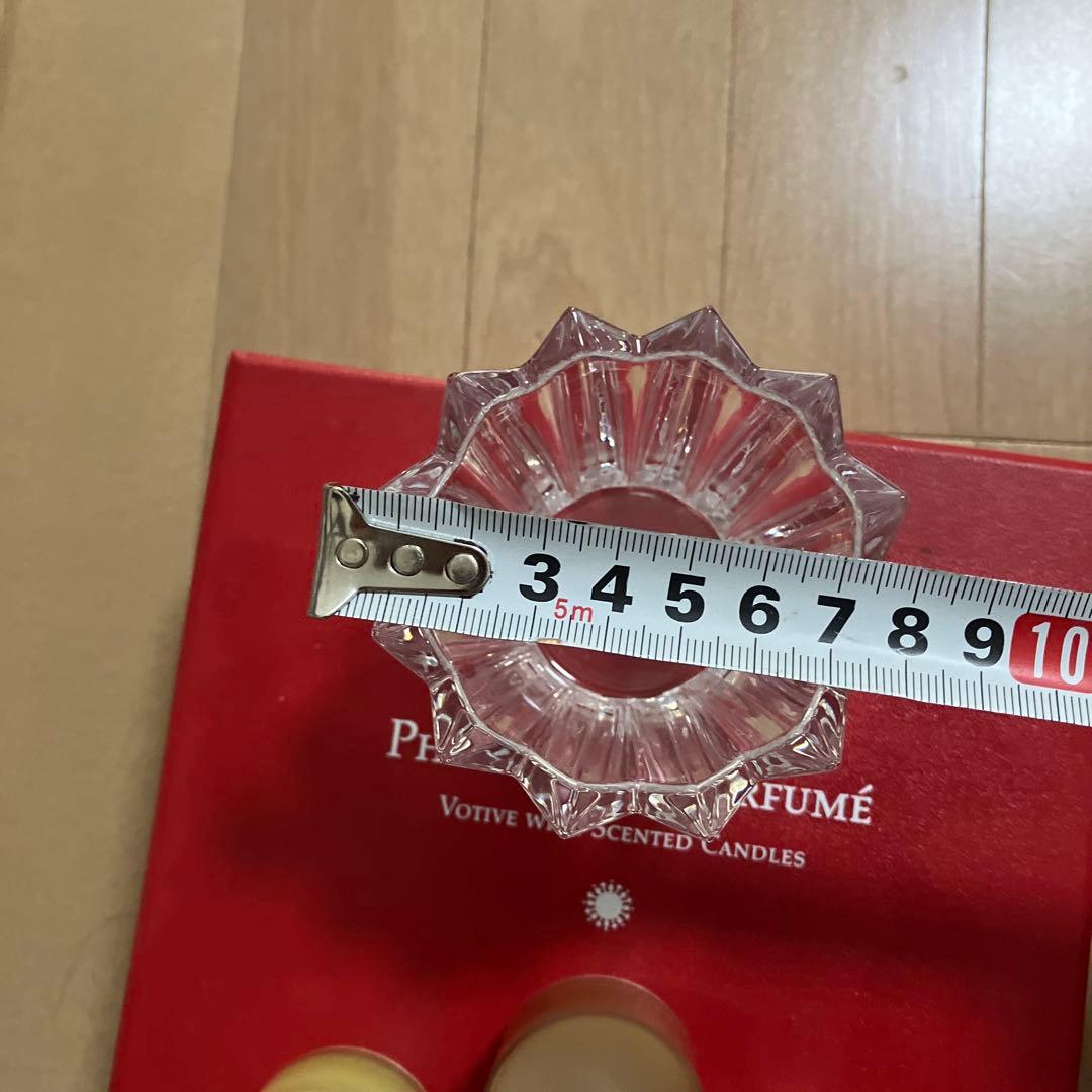 Baccarat Photophore Parfumé バカラキャンドルセット