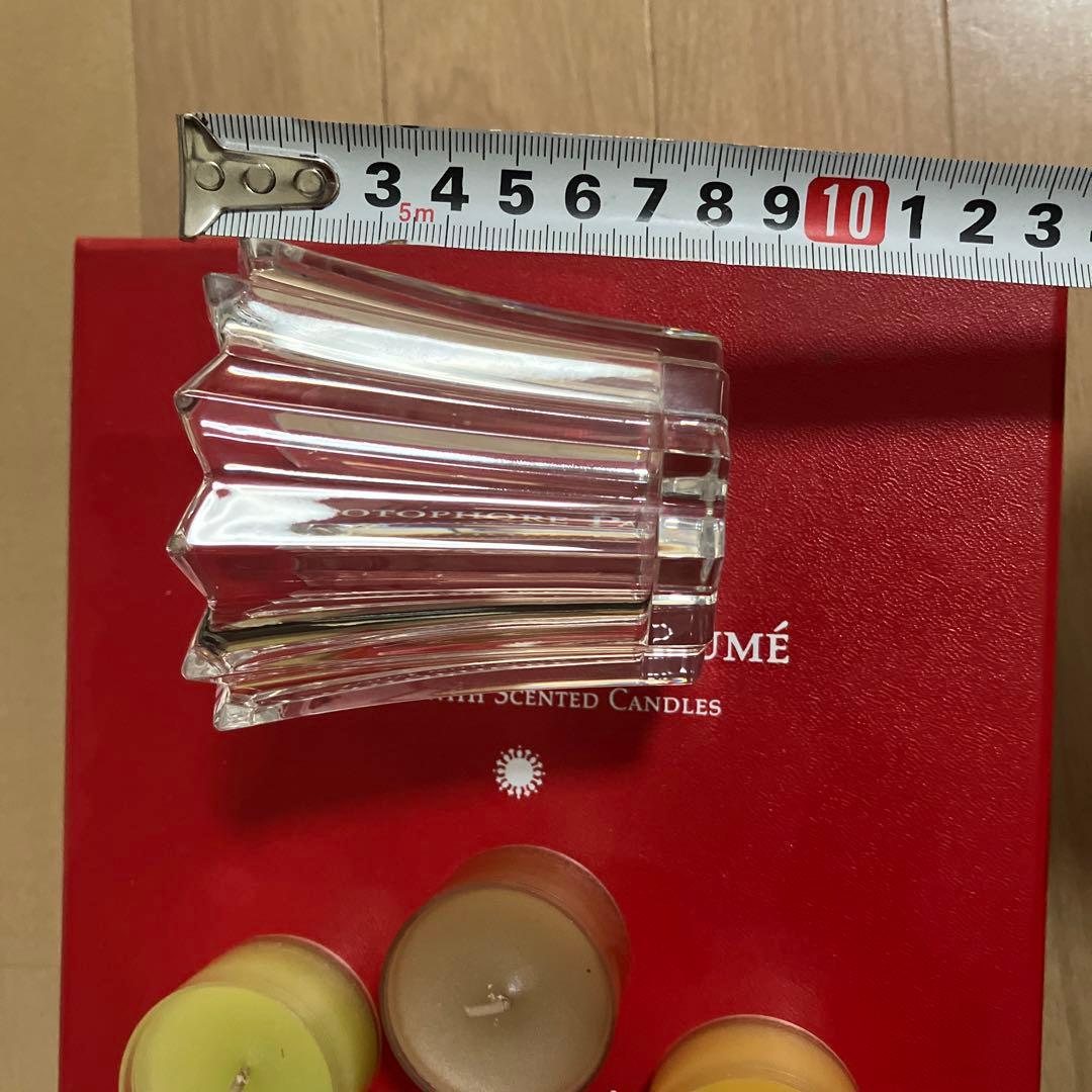 Baccarat Photophore Parfumé バカラキャンドルセット