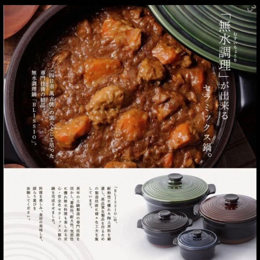 銀峯陶器 BLISSIO 土鍋 24cm