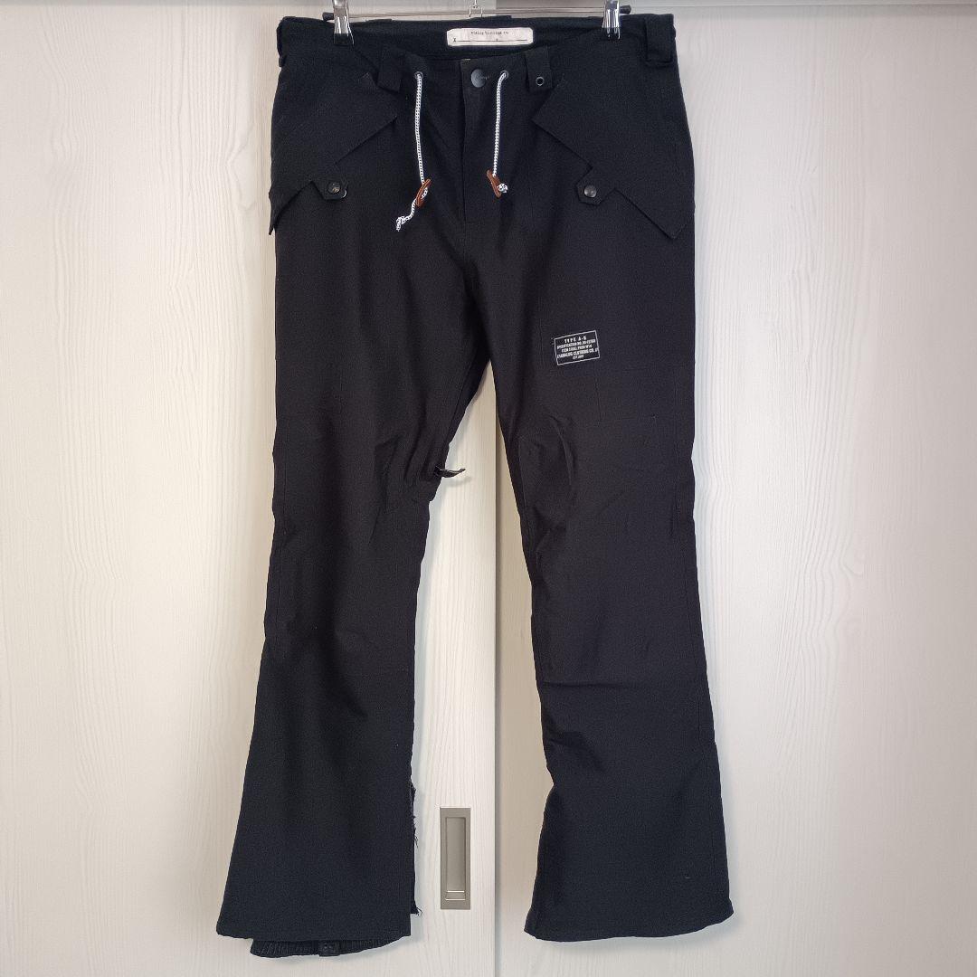 バートン アナログ　スノボー　ウェア　L 迷彩　ブラック　セットアップ　上下