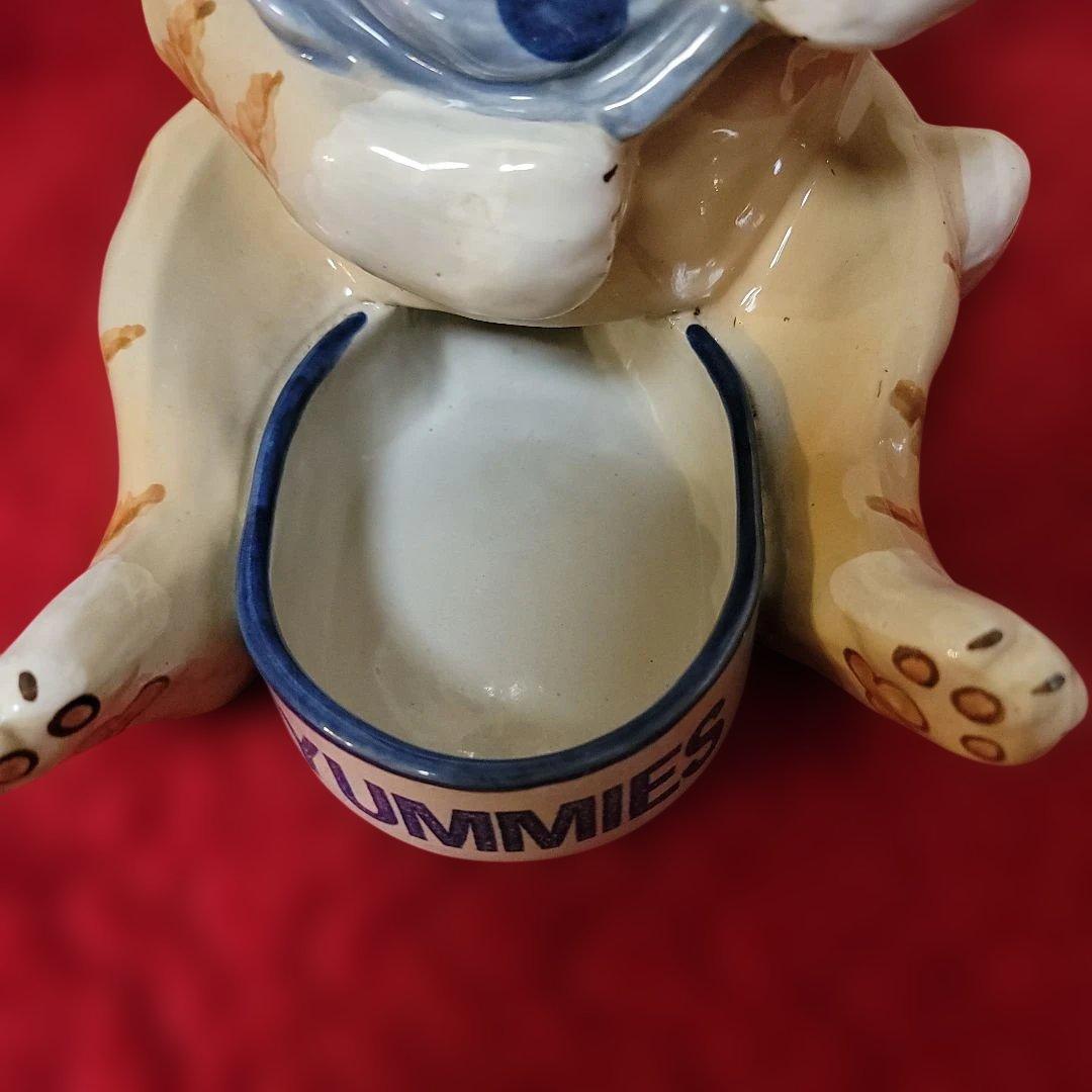 米国　ヴィンテージ　キャットフィーダー　猫の置物 　ルイビルストーンウエア　レア