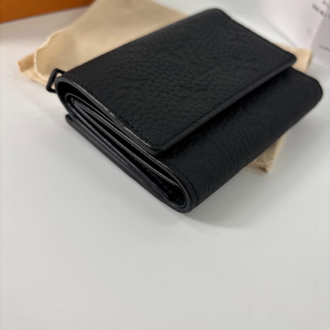 未使用 ルイヴィトン ポルトフォイユパイロット モノグラムトリヨン 三つ折り財布