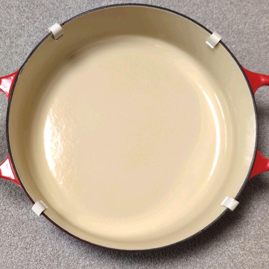 LE CREUSET ココットジャポネーズ　24cm チェリーレッド 【美品】