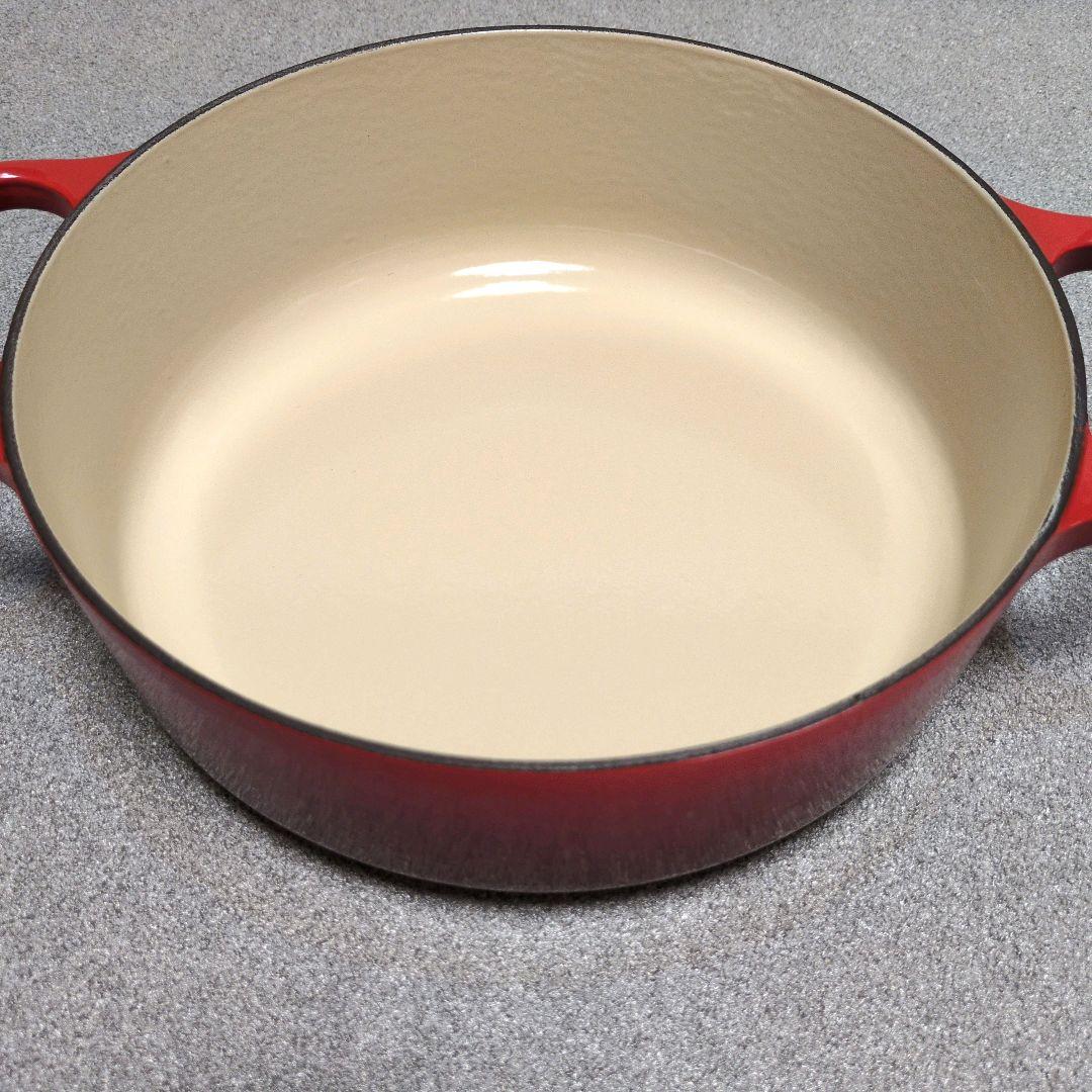 LE CREUSET ココットジャポネーズ　24cm チェリーレッド 【美品】