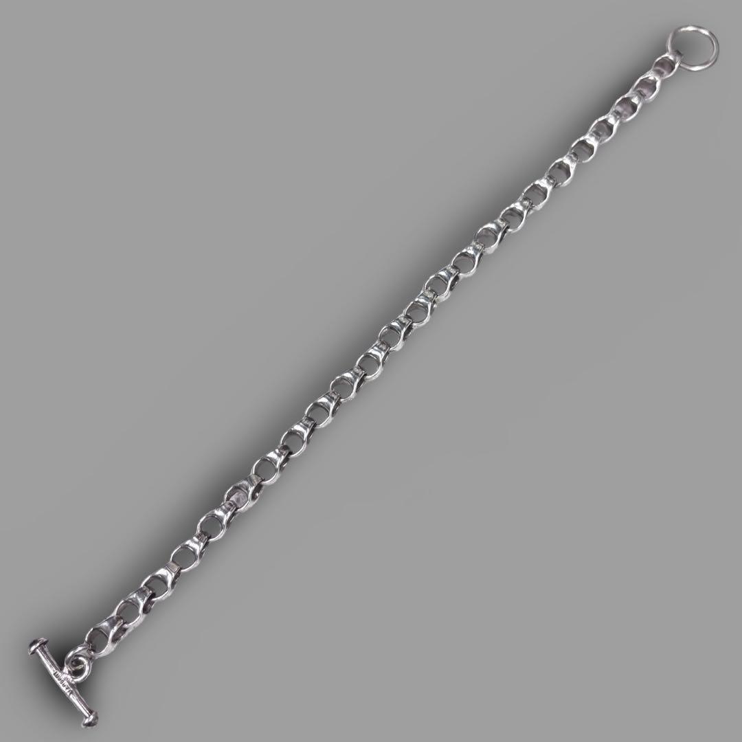 アクセサリー 90s VERSANI link chain silver bracelet
