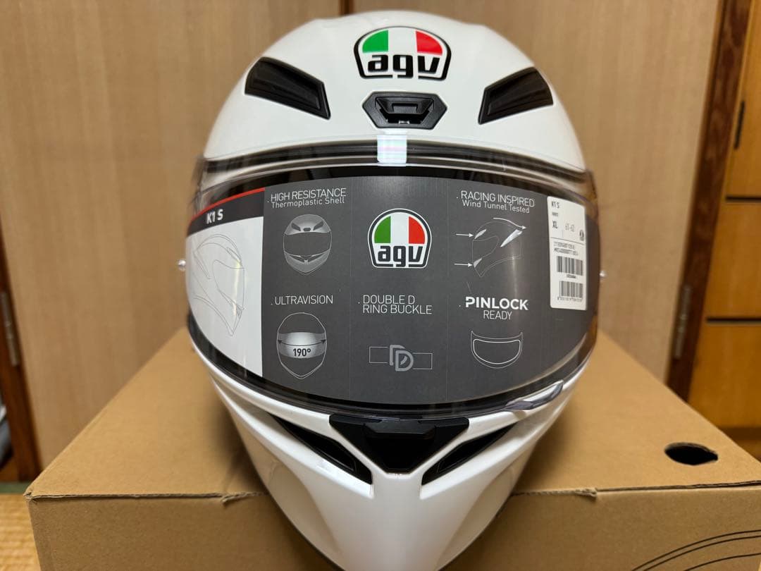 新品 AGV K1 S ヘルメット ホワイト XL