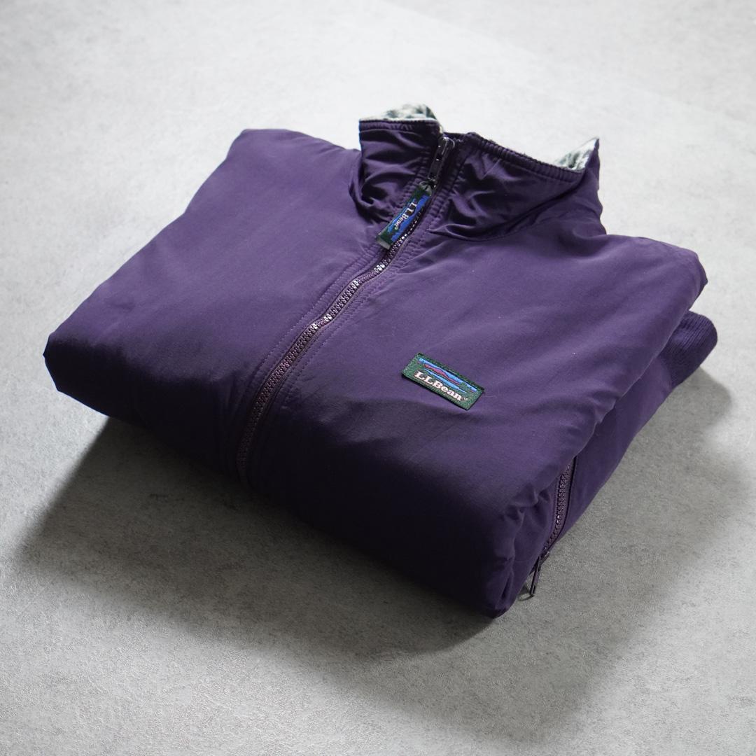 90s L.L.Bean ウォームアップジャケット 裏ノルディック柄 古着