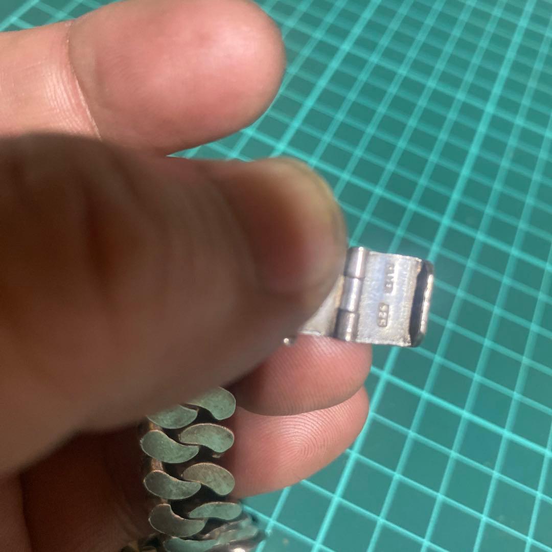 喜平　925 カット柄　ブレスレット