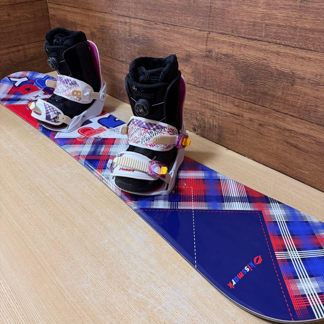 kissmark キスマーク　初心者オススメ　レディース スノーボード3点セット