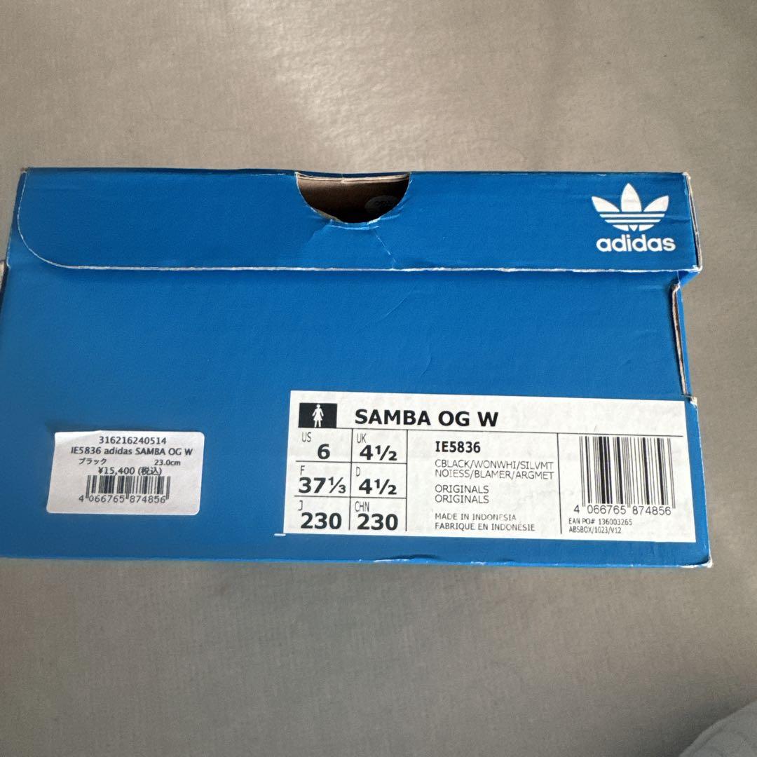 adidas samba OGブラック 23cm 未使用