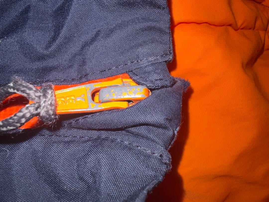 ⭐︎プロフ確認⭐︎ モンベル　子ども用ネイビー/オレンジ　スキーウェア