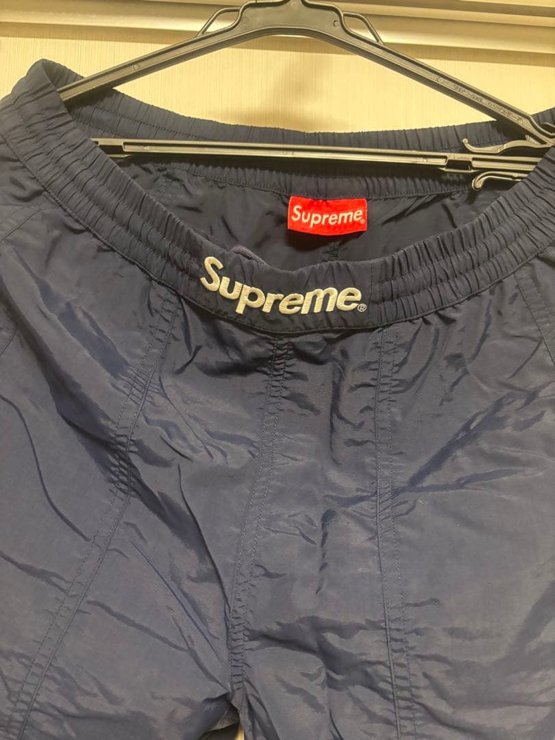Supreme paneled warm up pant サイズS ネイビー