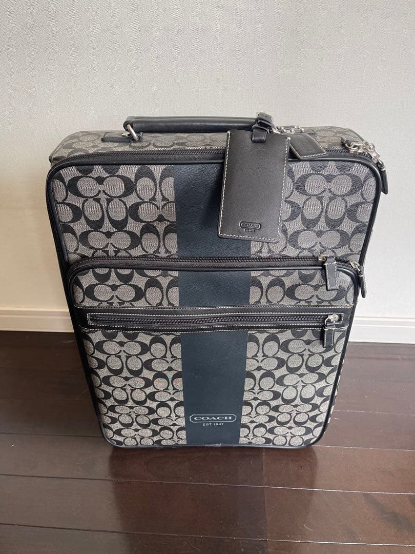 美品　コーチ COACH バッグ F77280 スーツケース キャリーバッグ