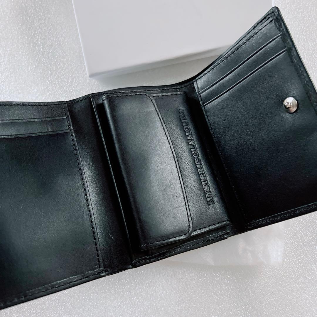 限定値下げ★ヒステリックグラマー ロゴスタッズ 三つ折りウォレット 財布 未使用