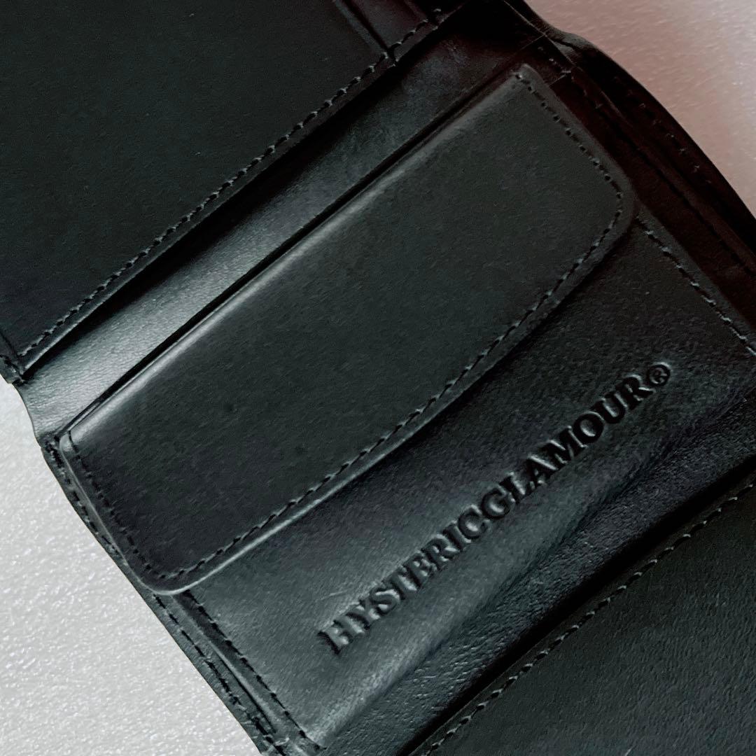 限定値下げ★ヒステリックグラマー ロゴスタッズ 三つ折りウォレット 財布 未使用