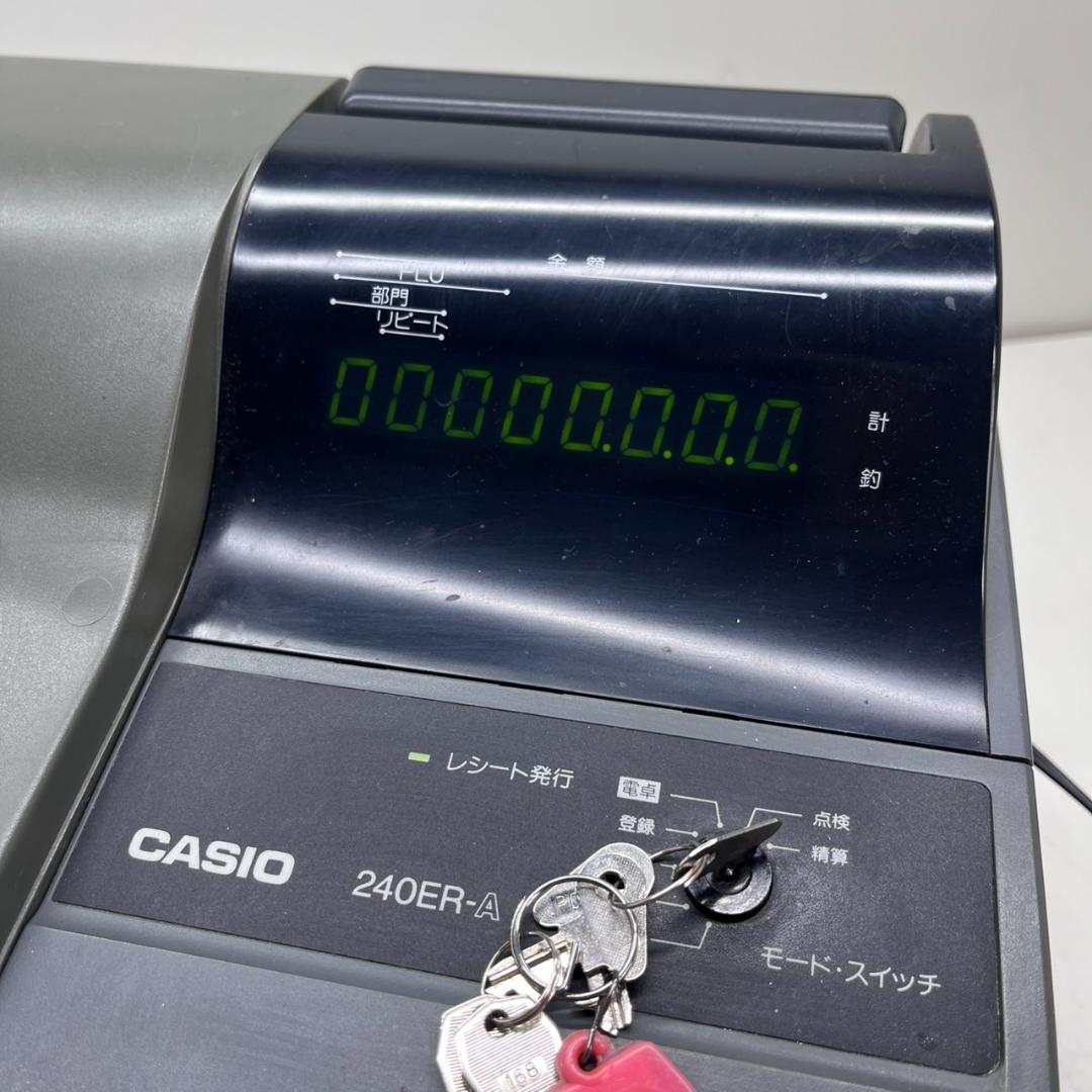 K◇CASIO カシオ 240ER レジスター 取扱説明書 動作確認済み