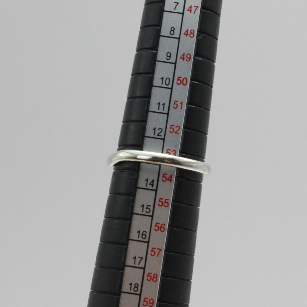 美品 Tiffany&Co. ティファニー カーブドバンド リング 指輪 13号