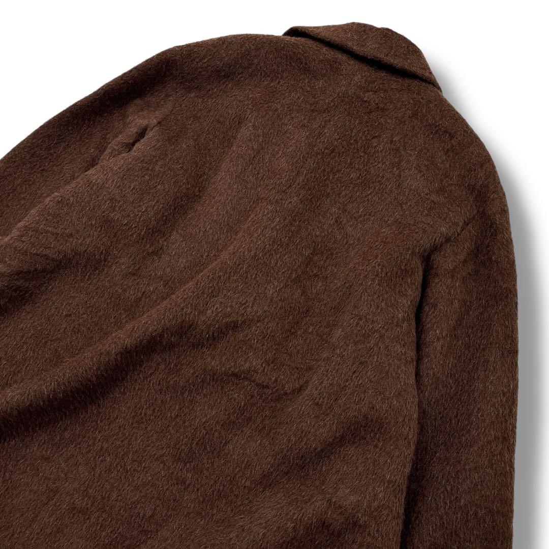 美品】chloe　ミスクロエ アルパカ　チェスターコート　ロング　ダブル　茶