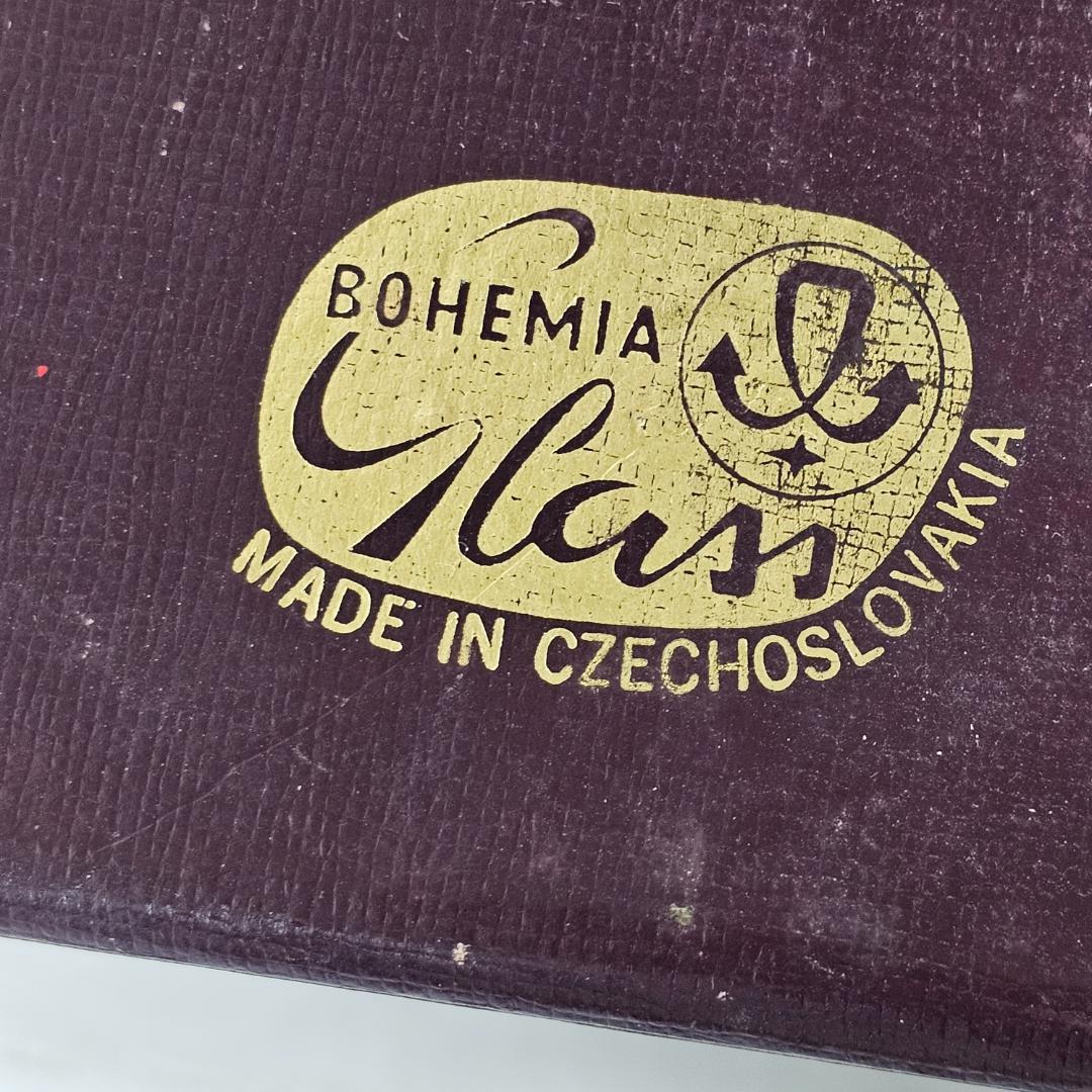 入手困難✨ボヘミアガラス フラワーベース 花瓶 レトロ 希少