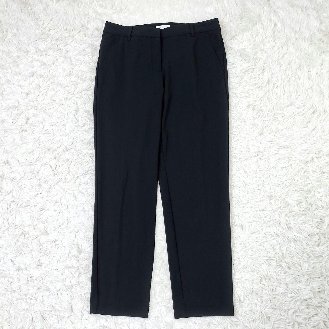 美品✨プラステ パンツスーツ ノーカラーセットアップ 星玲奈 ストレッチ 黒 L