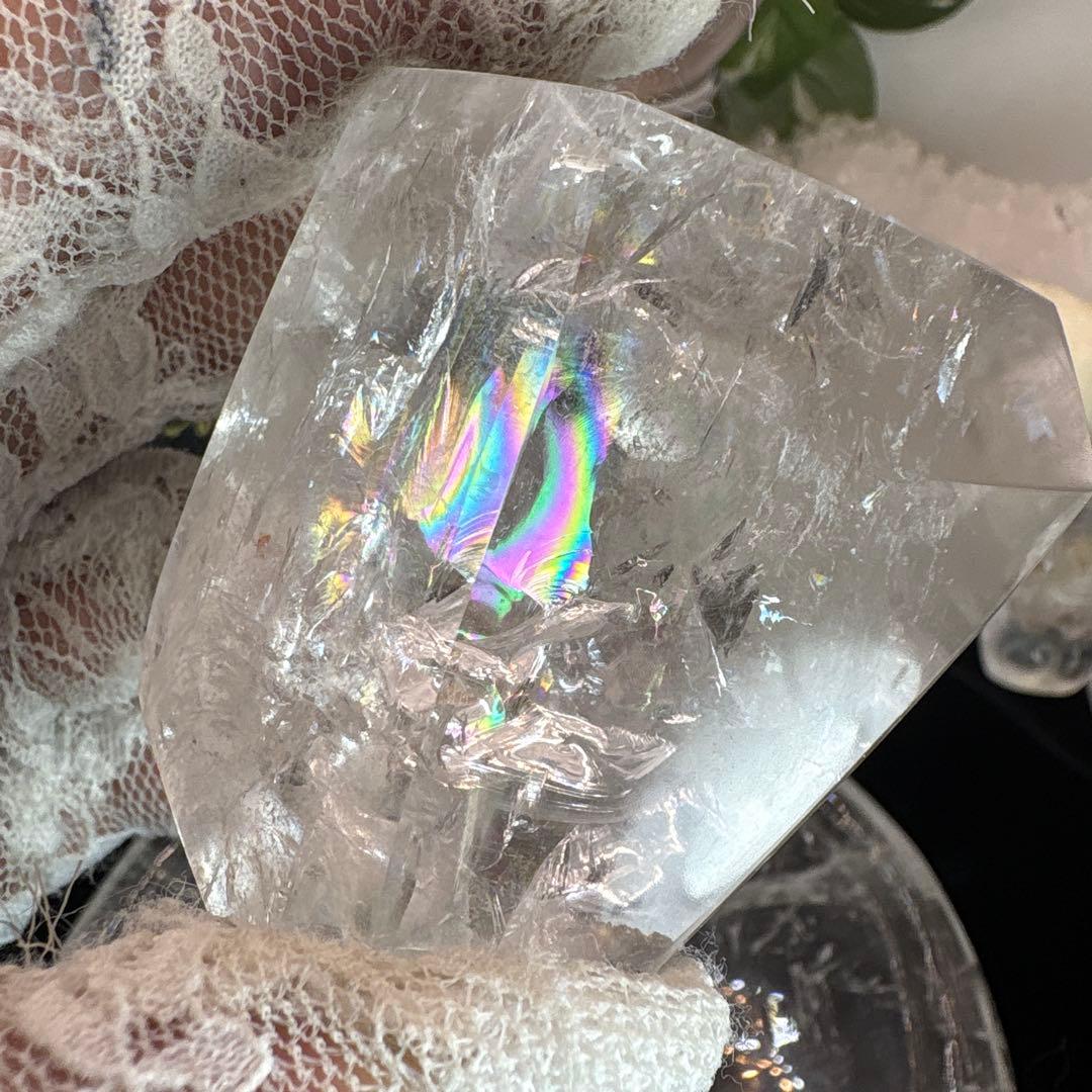 高品質 水晶フリーフォーム 虹♡♡No.2126