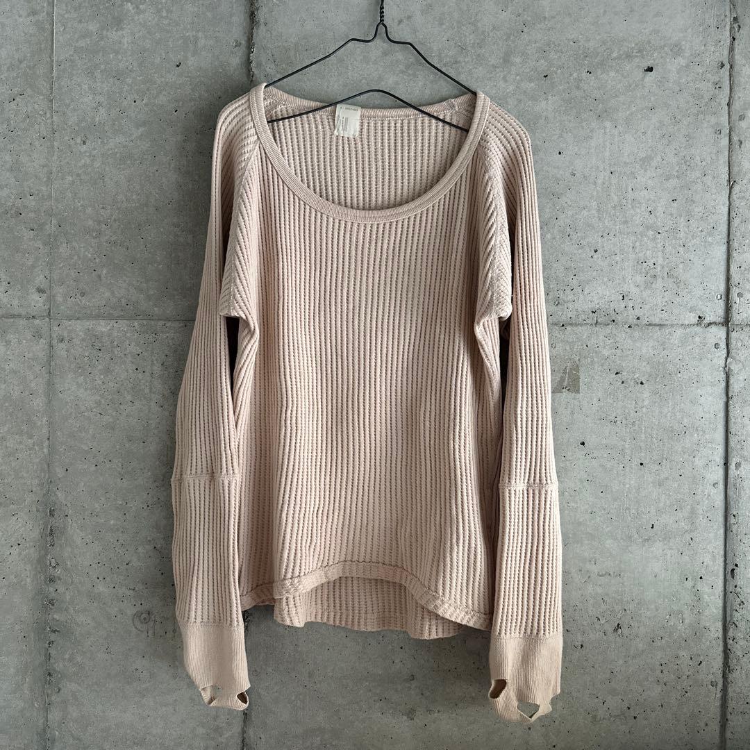 n.hoolywood アームウォーマー サーマル カットソー サムホール