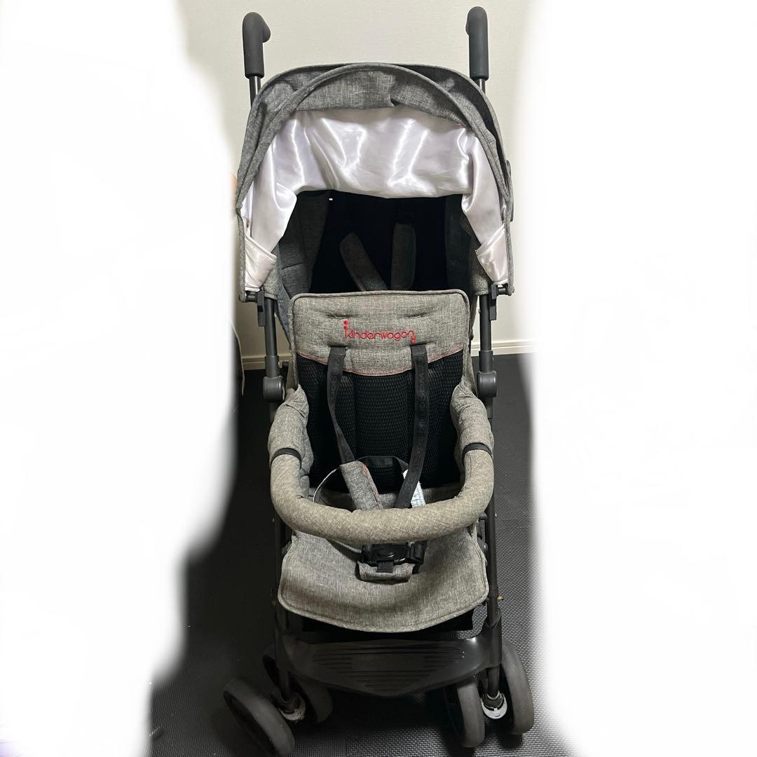 送料込✨2人乗りベビーカー キンダーワゴン コンパクト バギー 改札通れます