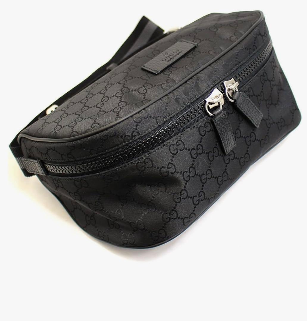 GUCCI グッチ ウエストバッグ ボディバッグ ショルダーバッグ ブラック