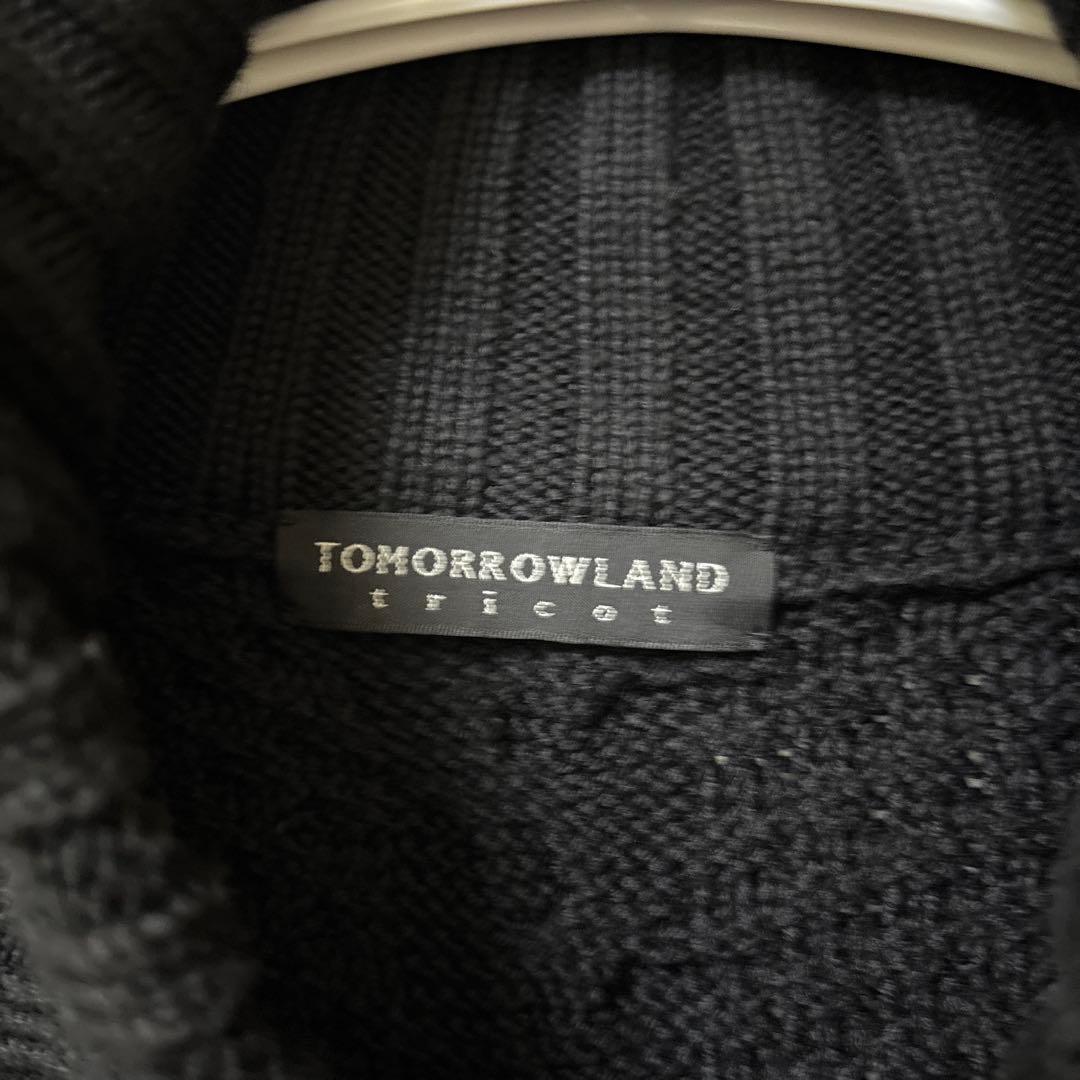 TOMORROWLAND ブラック カーディガン　M