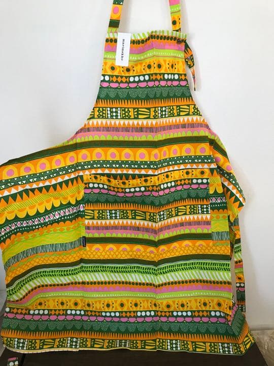 【新品・未使用・正規品】マリメッコ　エプロン　RAANU