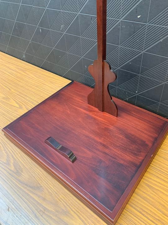 花梨塗り　特大　羽子板　飾台　台