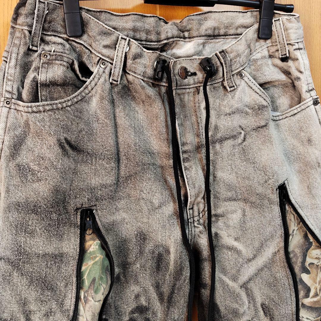 再構築　リアルツリー　リメイクデニムパンツ