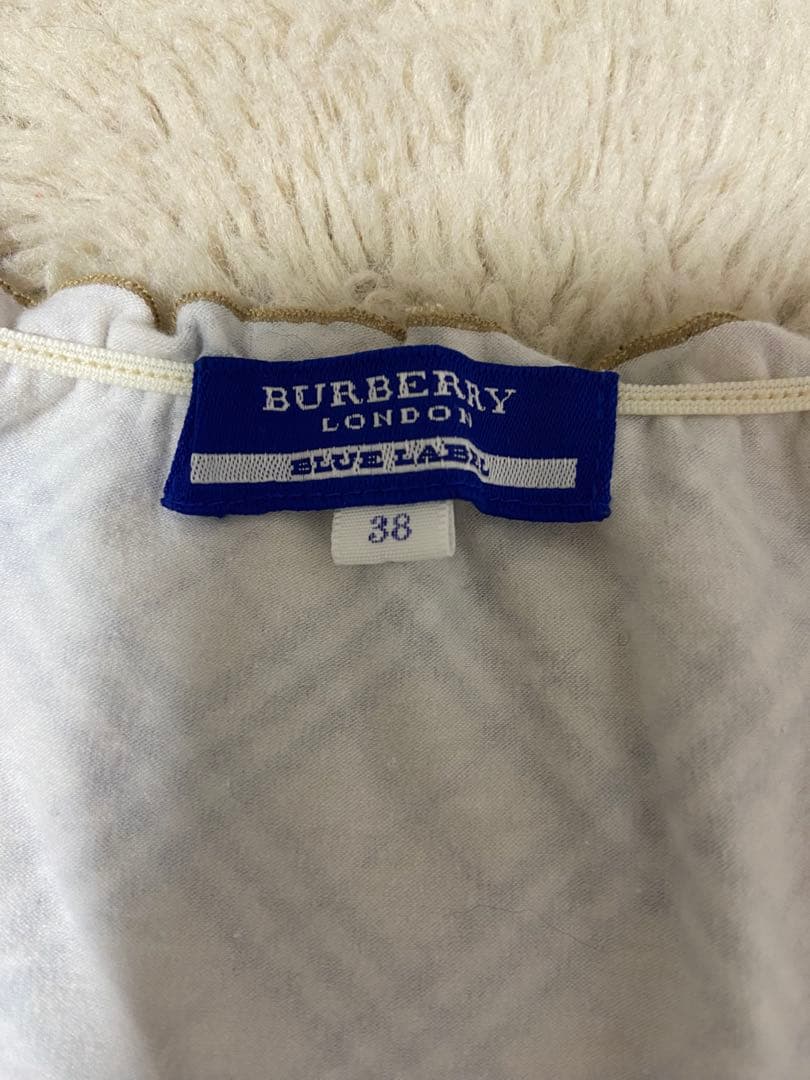 美品BURBERRY チェック柄タンクトップ 38