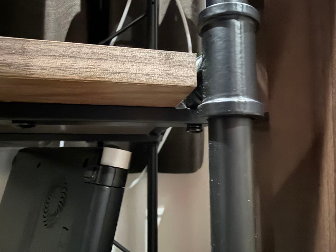 棚 おしゃれ 北欧 ラック 収納 オープンシェルフ 2段 木製ラック アイアン