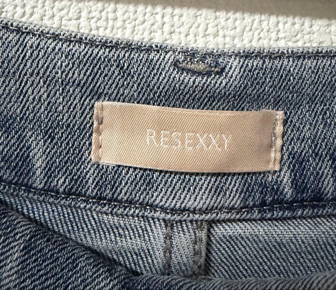 さくら RESEXXY リゼクシー カットアウトリボンデニムパンツ