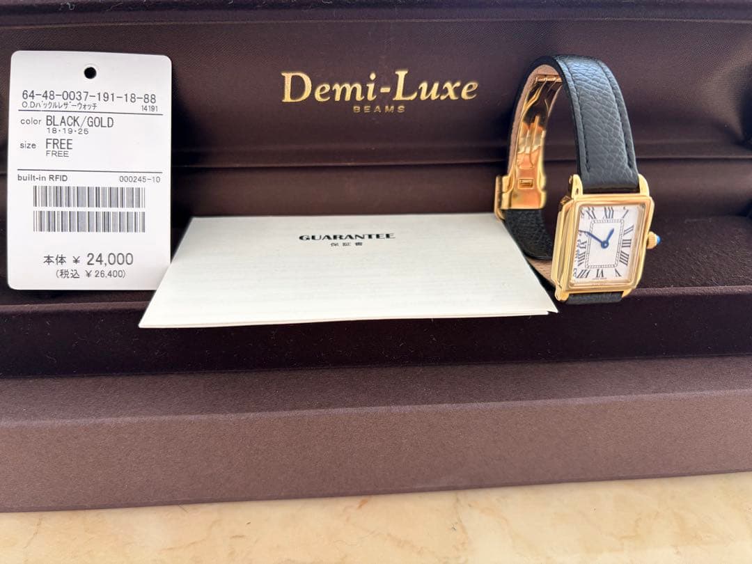 超美品★Demi Luxe BEAMSデミルスクレディース腕時計
