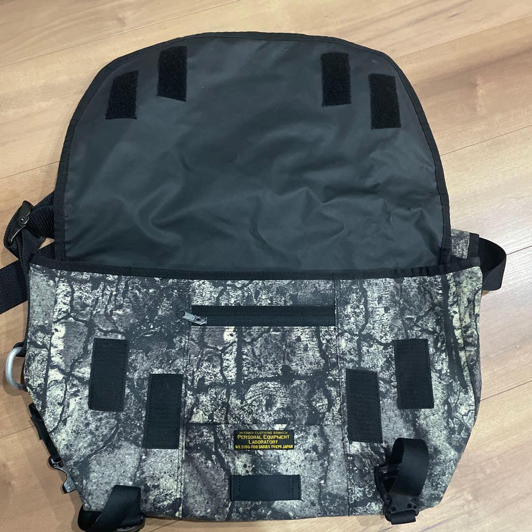 美品 NITRAID CORDURA 総柄 メッセンジャー バッグ ナイトレイド
